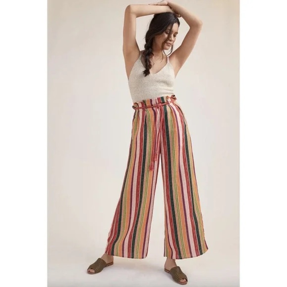 Farm for Anthropologie Augustine Wide Leg Pants